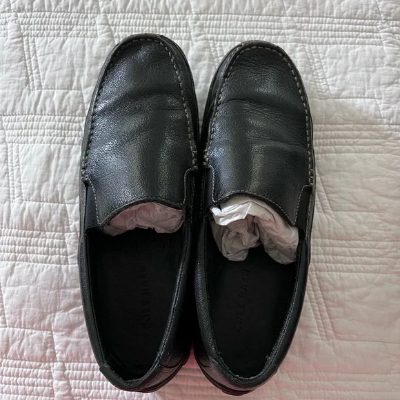 Cole Haan | Shoes | Cole Haan Black Leather Slipon Loafers 
